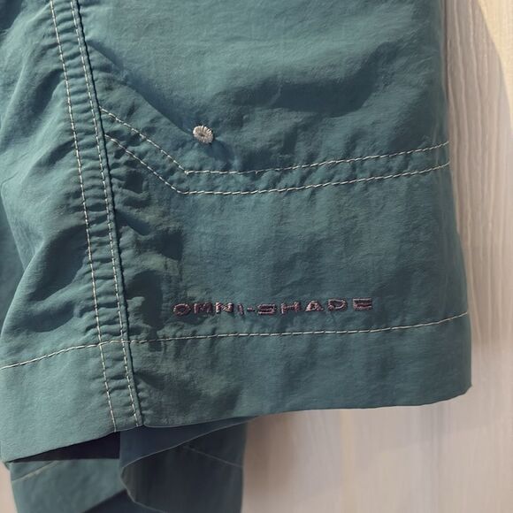 Columbia teal swim trunks with belt SZ large - Picture 2 of 8